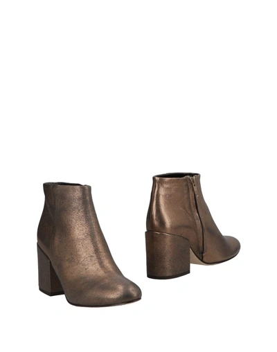 Shop Anna F. Ankle Boot In Bronze