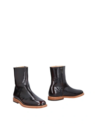 Shop Dieppa Restrepo Ankle Boot In Dark Brown
