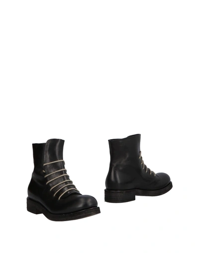 Shop Del Carlo Ankle Boots In Black