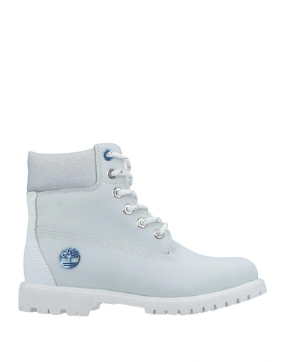 Shop Timberland Ankle Boots In Light Grey