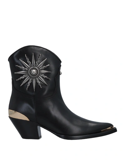 Shop Fausto Puglisi Ankle Boots In Black