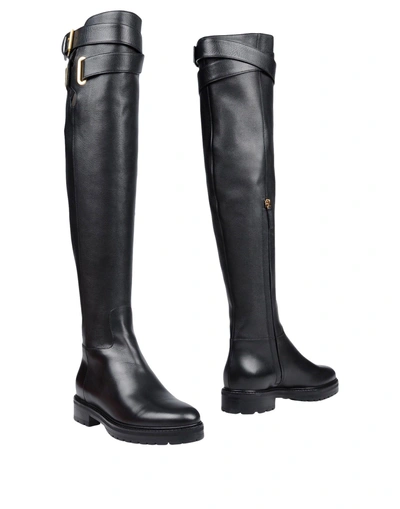 Shop Valentino Garavani Woman Boot Black Size 7.5 Soft Leather
