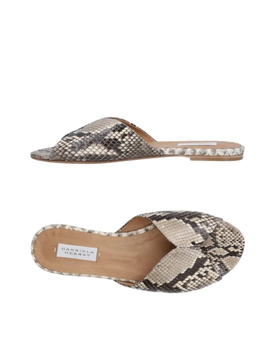 Shop Gabriela Hearst Sandals In Grey
