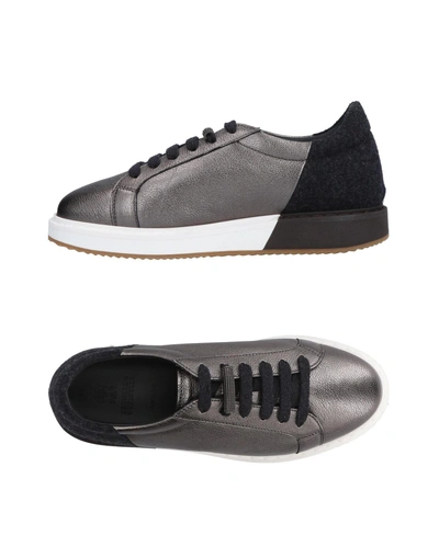 Shop Brunello Cucinelli Sneakers In Lead