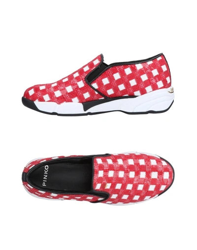 Shop Pinko Sneakers In Red