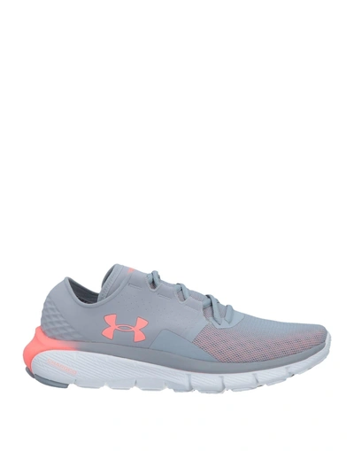 Shop Under Armour Sneakers In Light Grey