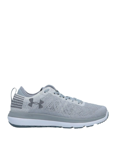 Shop Under Armour Sneakers In Light Grey