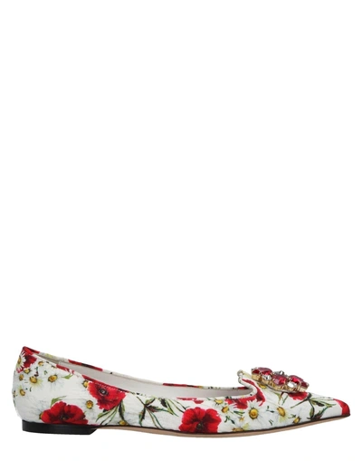 Shop Dolce & Gabbana Loafers In Red