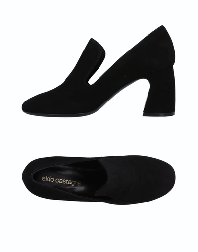 Shop Aldo Castagna Loafers In Black
