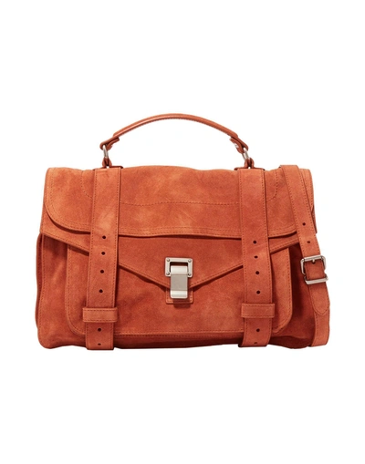 Shop Proenza Schouler Woman Handbag Brown Size - Soft Leather