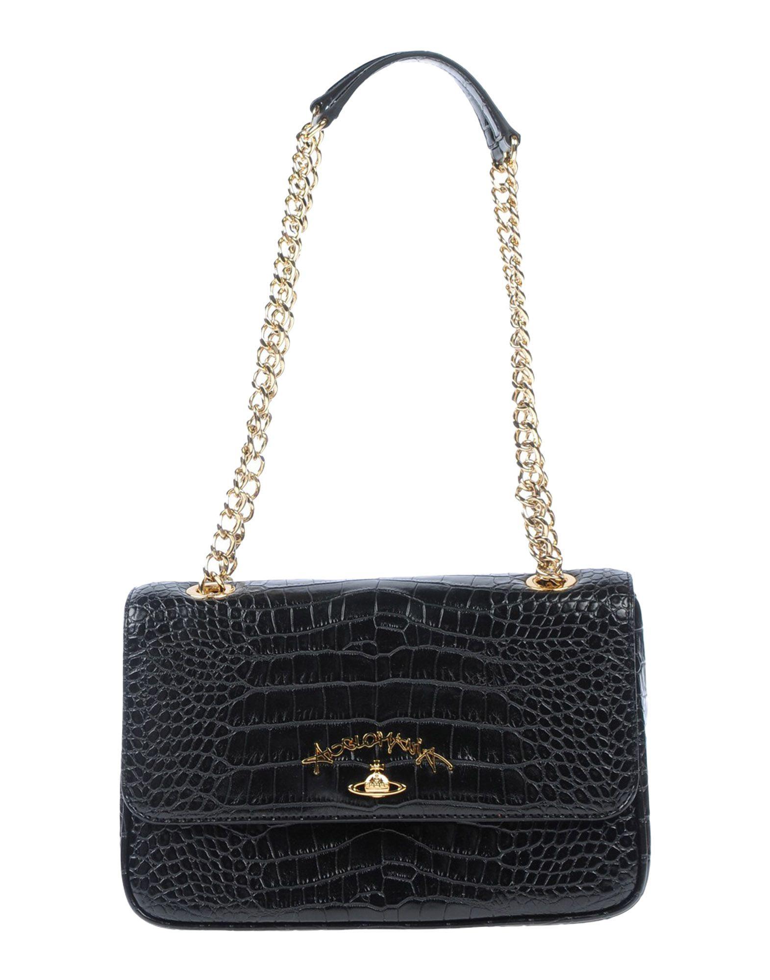 Vivienne Westwood Anglomania Shoulder Bag In Black ModeSens