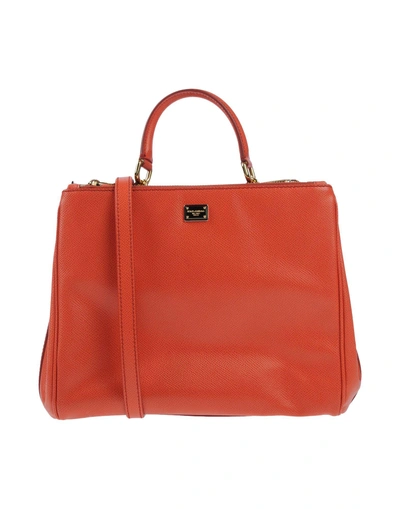 Shop Dolce & Gabbana Handbag In Coral