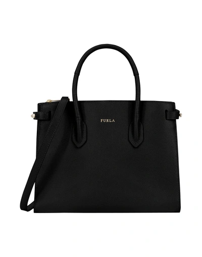 Shop Furla Handbag In Black