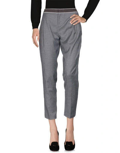 Shop Teresa Dainelli Casual Pants In Grey