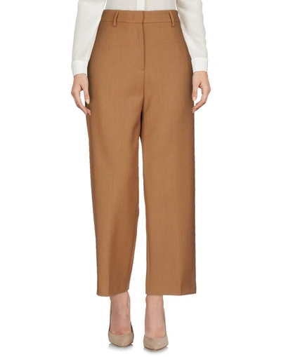 Shop Piazza Sempione Casual Pants In Brown
