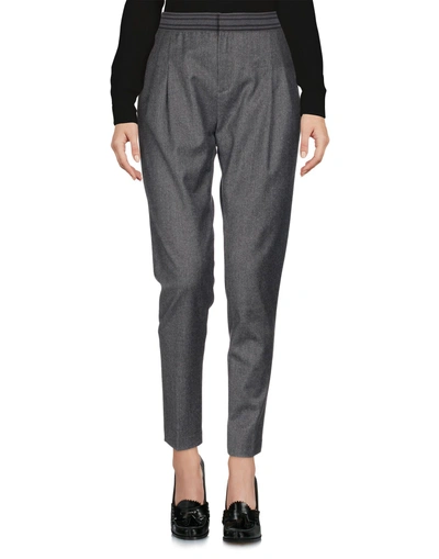 Shop Teresa Dainelli Casual Pants In Grey
