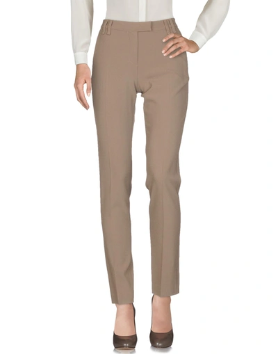 Shop Plein Sud Casual Pants In Khaki