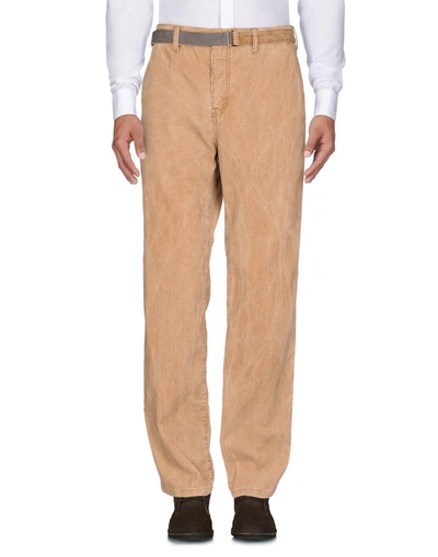 Shop Sacai Casual Pants In Camel