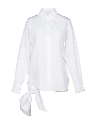 Shop Tome Solid Color Shirts & Blouses In White