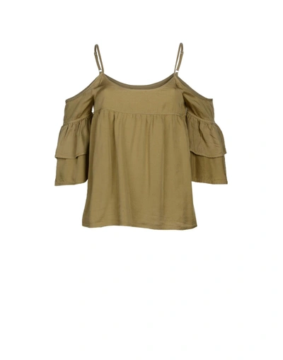 Shop Walter Baker Blouse In Military Green