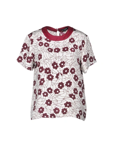 Shop Holly Fulton Blouse In Maroon