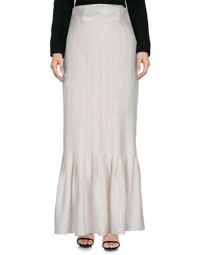 Shop Ellery Maxi Skirts In White