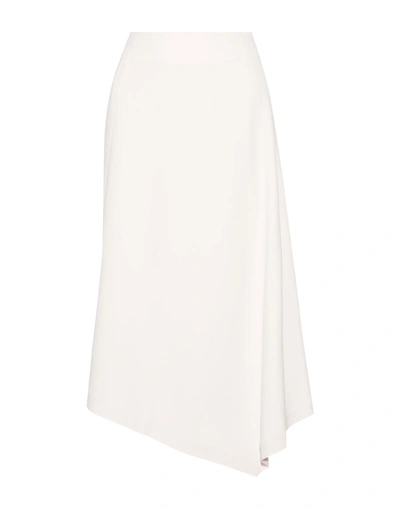 Shop Victor Alfaro Maxi Skirts In White
