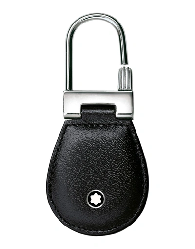 Shop Montblanc Key Rings In Black