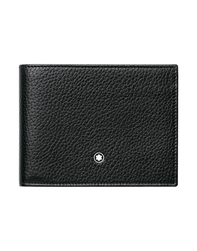 Shop Montblanc Wallets In Black