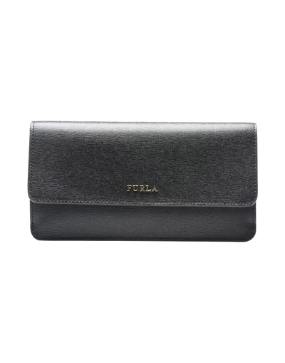 Shop Furla Wallet In Black