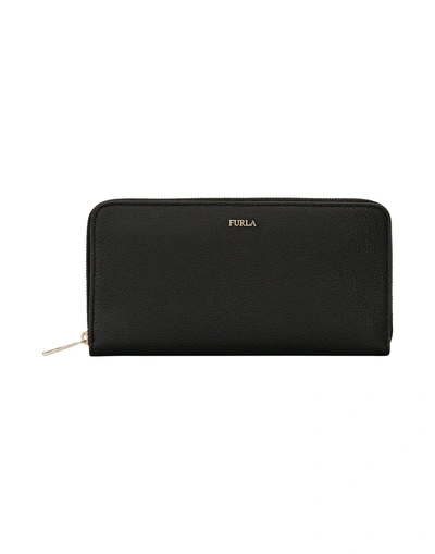 Shop Furla Wallet In Black