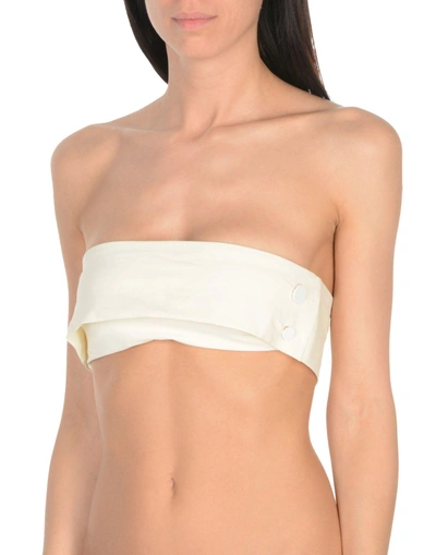 Shop Alix Bikini Tops In Ivory