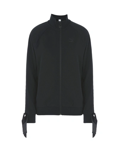 Shop Puma Technical Sweatshirts And Sweaters In Black