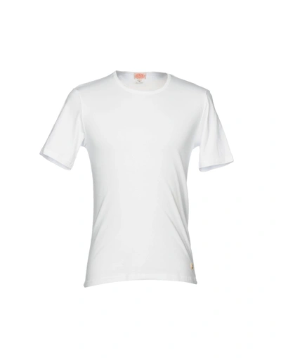 Shop Armor-lux T-shirts In White