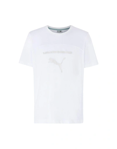Shop Puma Sports T-shirt In White