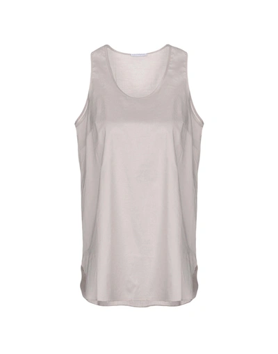 Shop Brunello Cucinelli Tank Top In Dove Grey