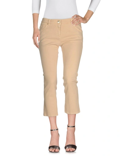 Shop Brunello Cucinelli Denim Pants In Sand