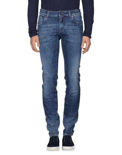 Shop Dolce & Gabbana Denim Pants In Blue