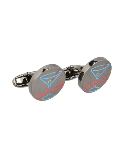 Shop Paul Smith Cufflinks And Tie Clips In Lead