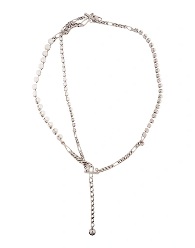 Shop Lanvin Necklace In Silver