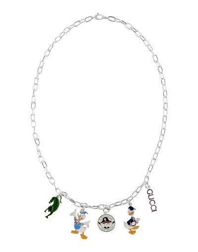 Shop Gucci Necklace In Silver