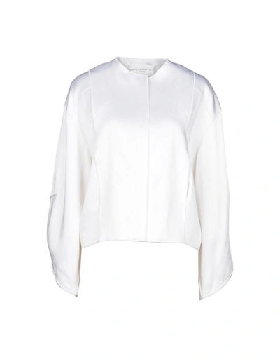 Shop Amanda Wakeley Blazer In White