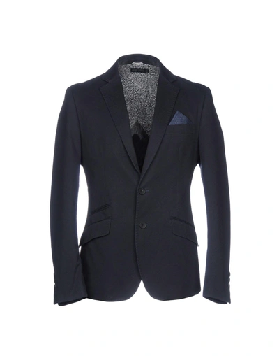 Shop Antony Morato Suit Jackets In Dark Blue