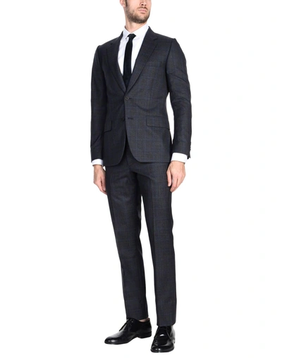 Shop Paul Smith Suits In Dark Blue