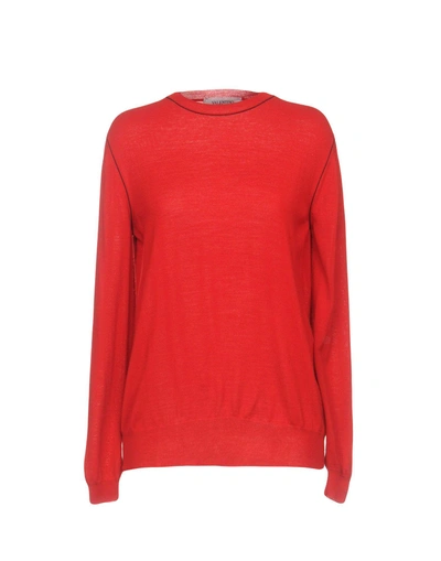 Shop Valentino Sweaters In Red