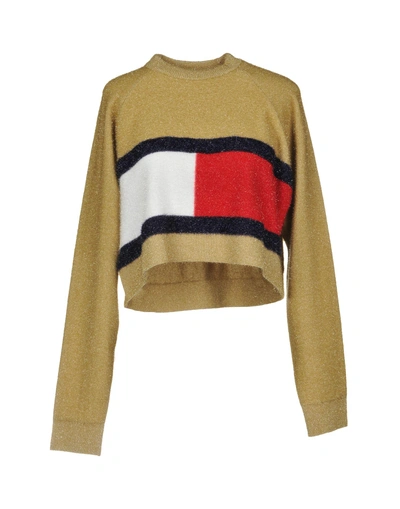 Shop Tommy Hilfiger Sweaters In Sand