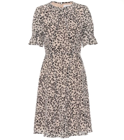 Shop Altuzarra Leopard-printed Silk Dress In Neutrals
