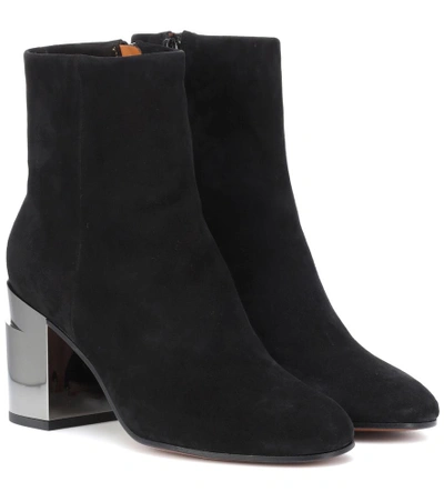 Shop Clergerie Keyla Suede Ankle Boots In Black