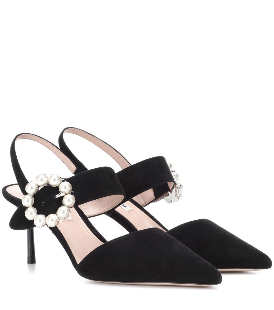 miu miu slingback ballerina pumps