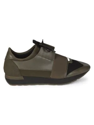 balenciaga runners womens olive